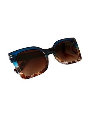 ✂️ SPRING SWEEP SALE Stylish Blue and Brown Fashion Sunglasses